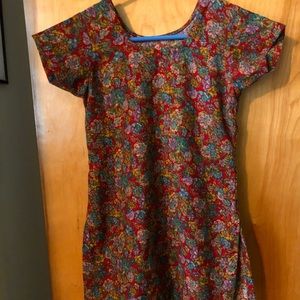 Beautiful Vintage Floral Tunic Top